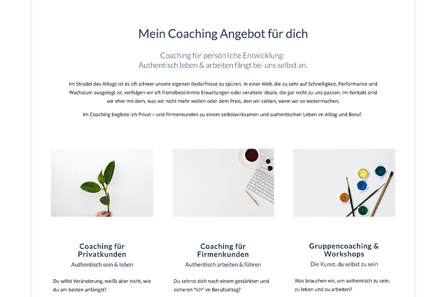 Websites für Coaches